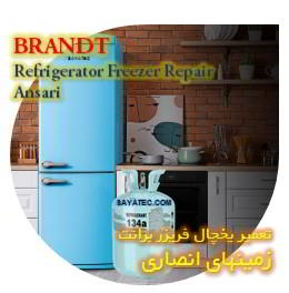 خدمات تعمیر یخچال فریزر برانت زمینهای انصاری - brandt refrigerator freezer repair ansari