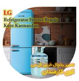 خدمات تعمیر یخچال فریزر ال جی کوی کارمندان - lg refrigerator freezer repair kuye karmandan