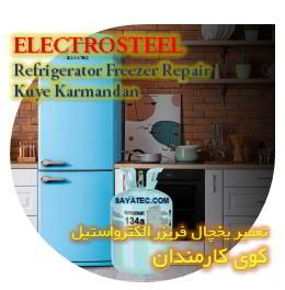 خدمات تعمیر یخچال فریزر الکترواستیل کوی کارمندان - electrosteel refrigerator freezer repair kuye karmandan