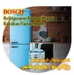خدمات تعمیر یخچال فریزر بوش رزکان - bosch refrigerator freezer repair razakan