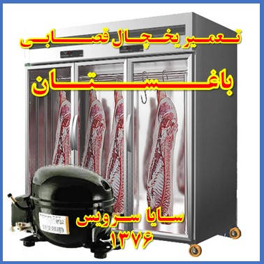 showcase refrigerator Butchers repair baghestan - تعمیر یخچال ویترینی سوپر گوشت باغستان - تعمیر یخچال ویترینی قصابی باغستان - سایا سرویس