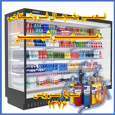 showcase refrigerator supermarket repair mehrshahr - تعمیر یخچال ویترینی فروشگاهی مهرشهر - تعمیر یخچال ویترینی سوپر مارکت مهرشهر - سایا سرویس