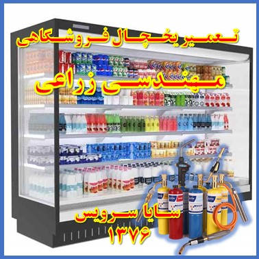 showcase refrigerator supermarket repair mohandesi zeraee - تعمیر یخچال ویترینی فروشگاهی مهندسی زراعی - تعمیر یخچال ویترینی سوپر مارکت مهندسی زراعی - سایا سرویس