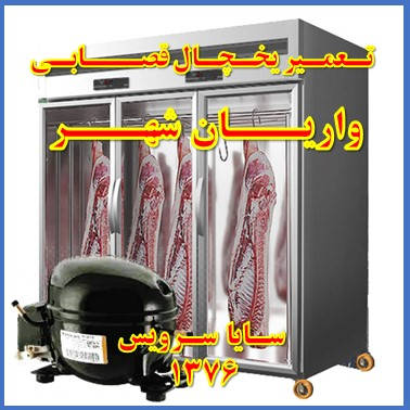 showcase refrigerator Butchers repair varian shahr - تعمیر یخچال ویترینی سوپر گوشت واریان شهر - تعمیر یخچال ویترینی قصابی واریان شهر - سایا سرویس